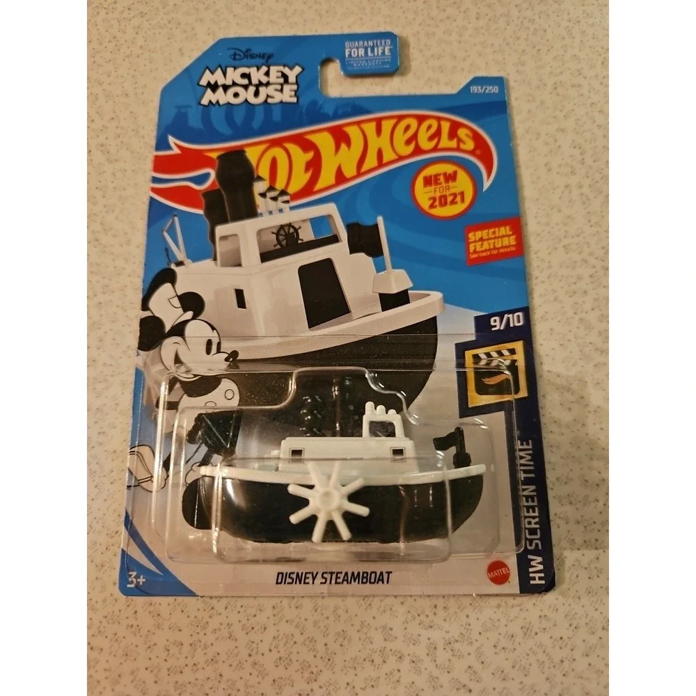HOT WHEELS HW SCREEN TIME DISNEY MICKY MOUSE DISNEY STEAMBOAT  9/10 DIECAST